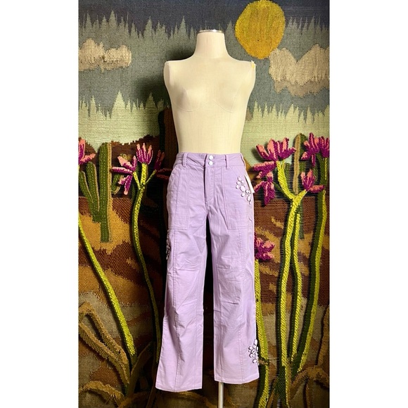 Anthropologie Wanderer Jeweled Pants 27 - Picture 10 of 16